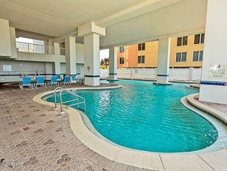 Outdoor Pool and Hot Tub at Tower 2