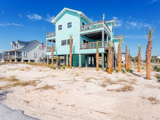 Great 3 bedroom home just across street from the Gulf & beach! #1