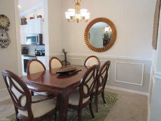 Dining room with Table and 8 chairs