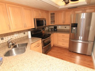 Kitchen updated with stainless steel appliances