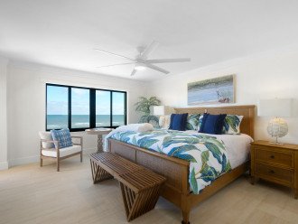 Wake up to the ocean in the master bedroom