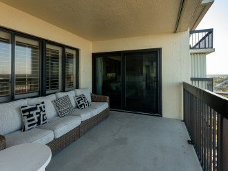 Balcony Sliding Doors attached to the Master Bedroom