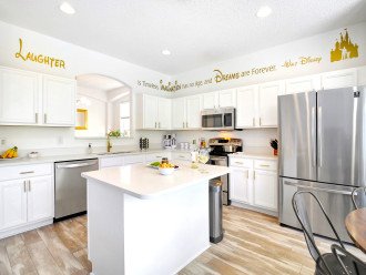 Stainless appliances with a lot of counter space for delicious home meals!