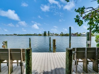 Golf Cart included! Waterfront home with Private Boat Dock Heated Pool and #1