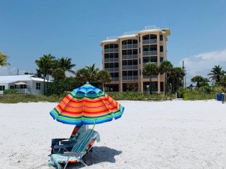 Umbrella, chairs, beach towels and small cooler assigned to each unit!