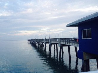 Walk to the Dania Pier & enjoy seafood perched over the waves, or catch your own