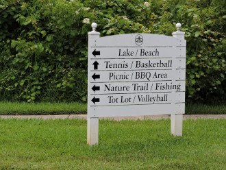 Free amenities at Lake Berkley