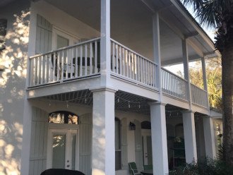 Simply Paradise has oversized porches overlooking private yard!