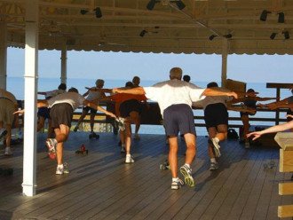Fitness Classes on the Beach