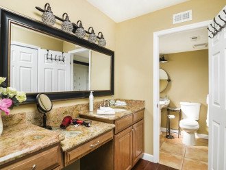 Large Dressing Area with Walk In Closet, Separate Space for Commode and Shower