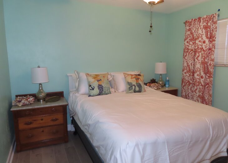 Second Bedroom with End Tables , reading lamps.