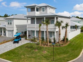 Brand New Elegant Home! Private Pool! Free 6 Seat Golf Cart! 2 Minutes to Beach! #1