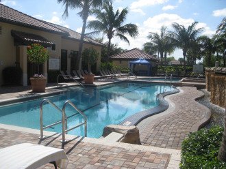 ADULT POOL AREA includes lap pool, swimming pool and hot tub