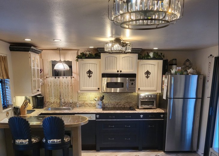 Fully Setup to enjoy w/ a lil' French Chic w/ Ice maker/ Dishwasher etc. & More!