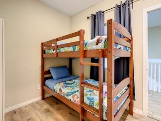 The 5th bedroom with bunk bed
