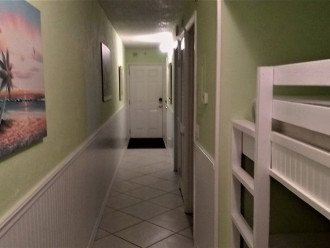 Bunk beds in the hallway