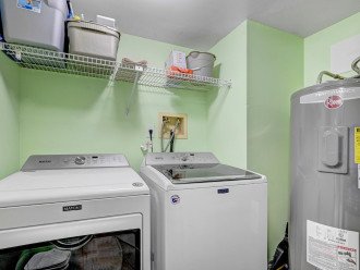Full size washer & dryer in the condo
