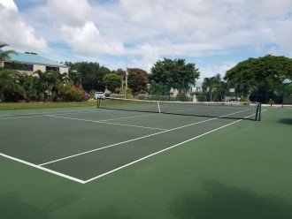 Tennis Court to have a great Sweat work out
