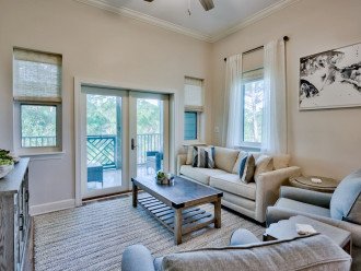 Comfortable Family Room with lots of Natural Light