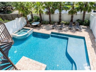 Enjoy a Pool Day in this Lush Paradise with a Large Private Summer Kitchen