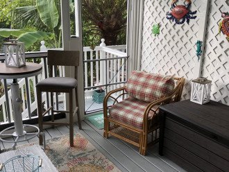 Screened in back porch