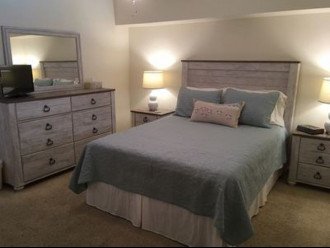 Main BR has Queen Bed and private full bathroom!