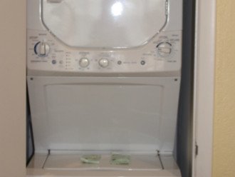 Washing machine and dryer in kitceh