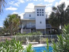 Gulf Views, Custom 2600sqft Home, 30 steps to beach, Pool, Screened Porch