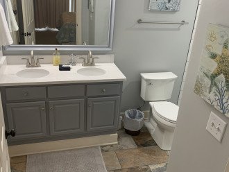 Master Bathroom with Dual sinks