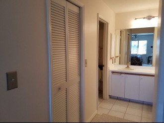 Spacious Walk-in Closet with luggage racks, right off the bath/dressing area