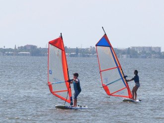 Come and learn to Windsurf, Sail, Kayak or SUP at CALEMA Watersports