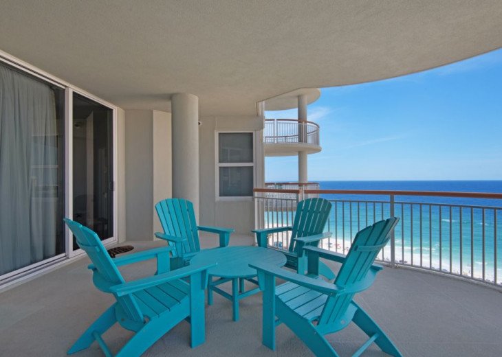 Beach Colony West 13E Gulf-front 2 Bd w/ Complimentary Beach Service #1