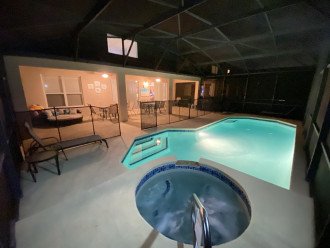 Pool with lights
