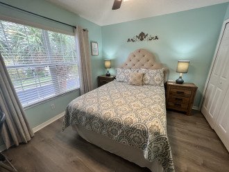 Bedroom #8 Queen with ceiling fan & TV & Desk