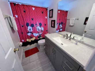 Mickey Bathroom between Star Wars and Frozen room