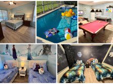 Be Our Guest! 4 Mi to Disney, Themed Rooms, Private Pool, Game Room