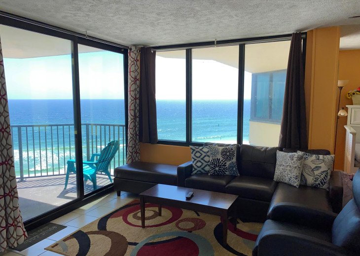 Panoramic View of Gulf of Mexico from Living Room and Dinning Area