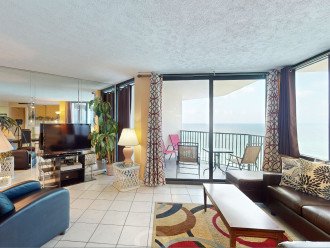 Panoramic View of Gulf of Mexico from Living Room and Dinning Area