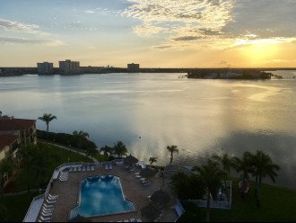 Water view living on Tampa Bay - see manatees and dolphins from balcony #1