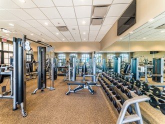 full gym at clubhouse