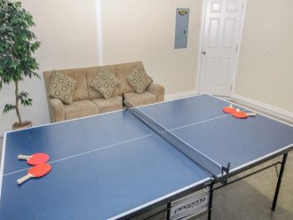 Ping pong table for family fun