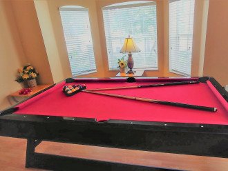 Harvard pool table and air-hockey combo