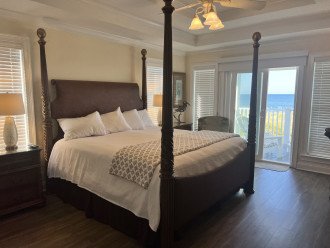White Sands - Main master with king bed, Gulf view, largest bath, desk, TV