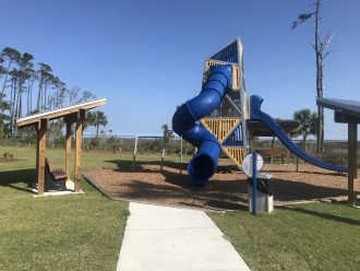 Salinas Park new playground overlooking St. Joseph Bay