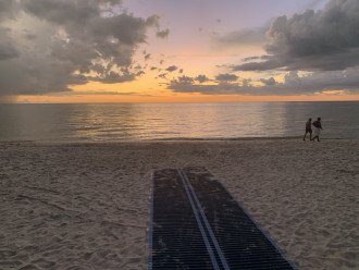 Vanderbilt Beach at sunset