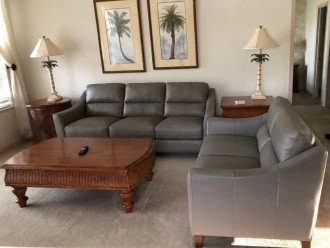 New easy to clean seating in living room