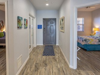 Entry Way Two Bedrooms Located