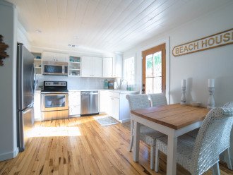 Fully equipped kitchen in carriage house