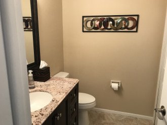 1/2 bathroom on main floor