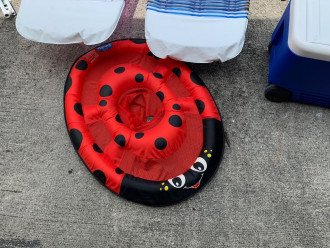 Toddler Float - this is not a life-saving device. Make sure to watch your child at all times.